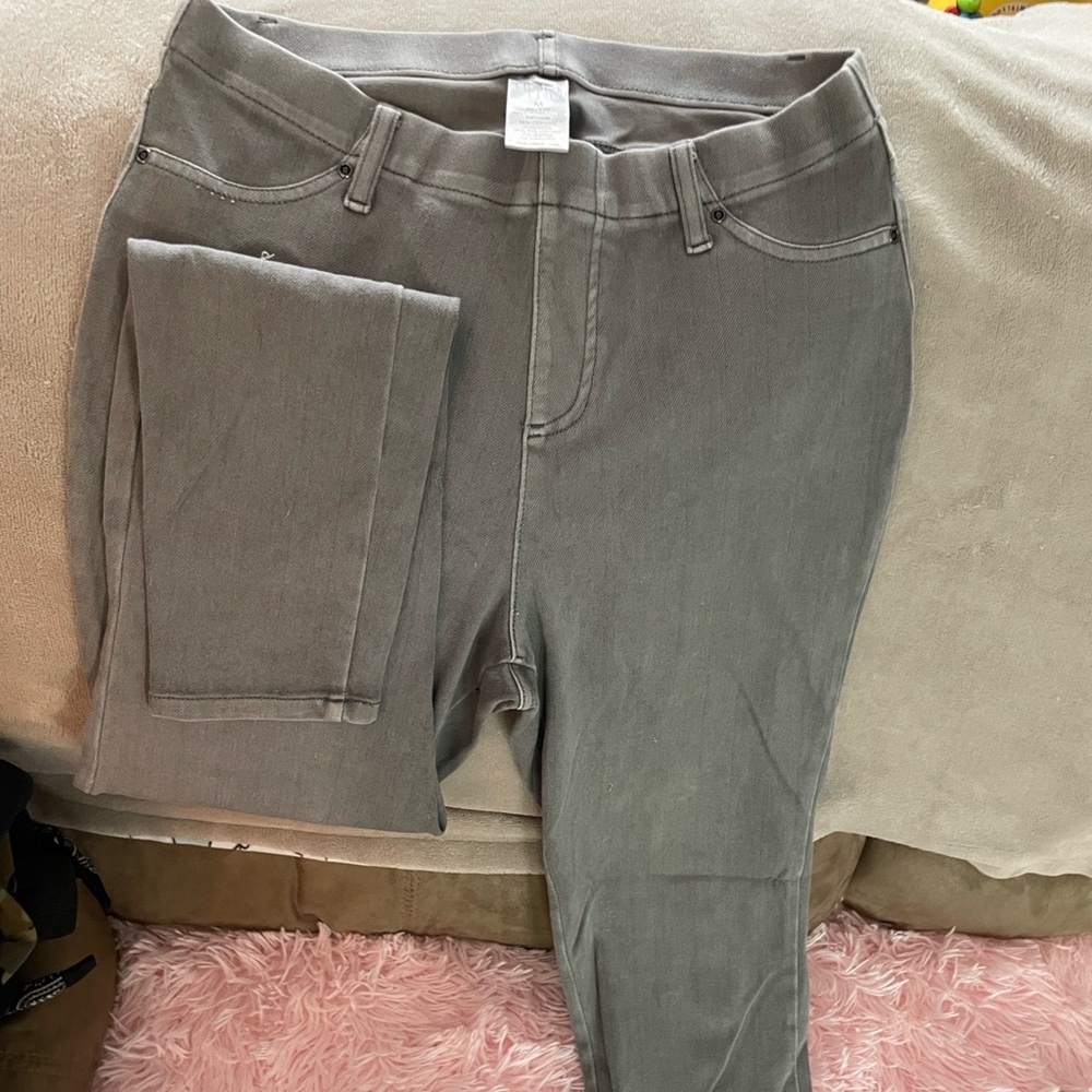 Skinny jeggings grey color